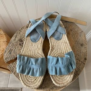 Splendid sandals light blue